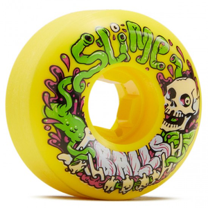 Slime Balls Guts 99a Skateboard Wheels Yellow 53mm - Set of 4