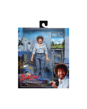 Bob Ross Joy of Painting Figure : NECA  8” MIP
