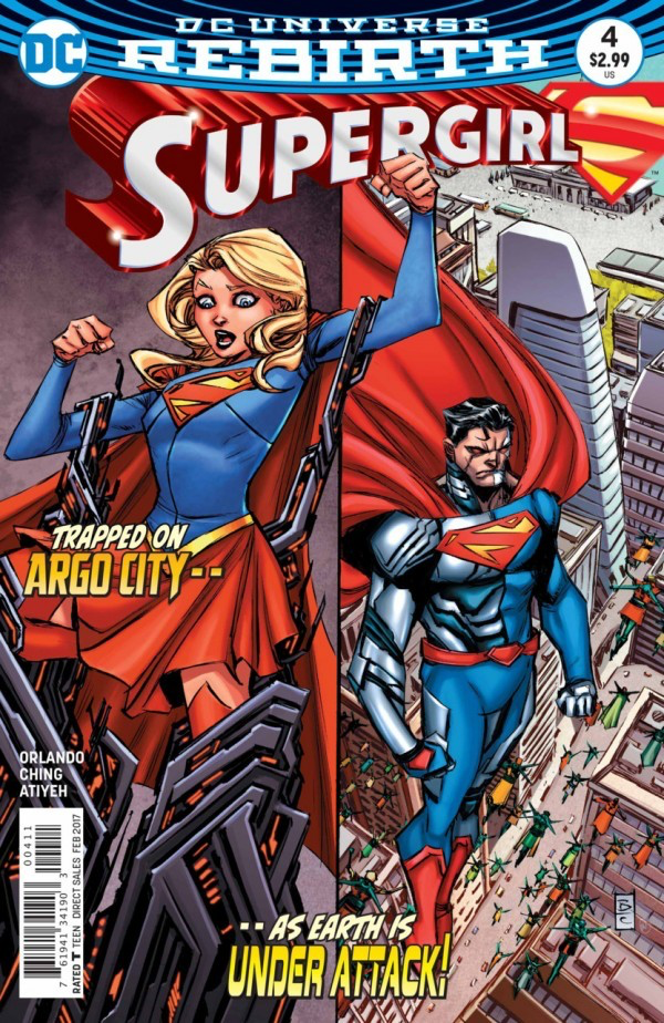 Supergirl #4 (Rebirth 2016) Main Cover