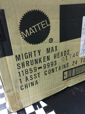 Mighty Max : Shrunken Heads Headcase / Mummy King MOC CASE FRESH NEVER DISPLAYED