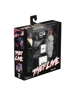 They Live : Set of Two 8" Clothed Figures (Alien 2-Pack)