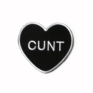 Embroidered Patch : Cunt Heart