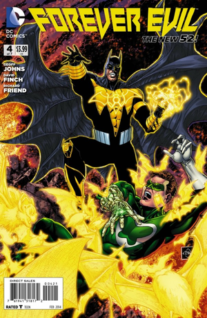 Forever Evil #4 1:25 Ethan Van Sciver Variant Yellow Lantern Batman
