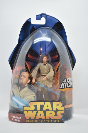 STAR WARS REVENGE OF THE SITH: Obi-Wan Kenobi (Jedi Kick)  MOC