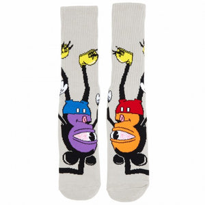 TOY MACHINE :  Mousketeer Socks (Natural)  1 Pair