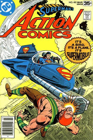 Action Comics #481 1st Appearance of the Super-Car