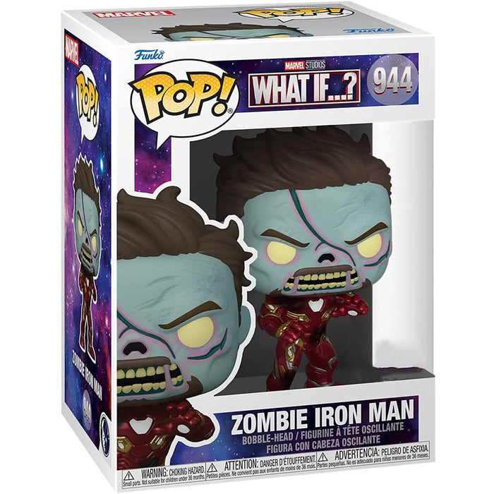 POP! What If? Zombie Iron Man #944 In Protector Case