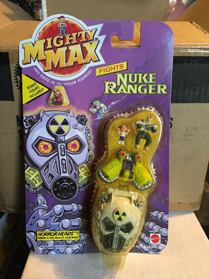 Mighty Max Horrorheads : Nuke Ranger MOC Case Fresh No Sticker