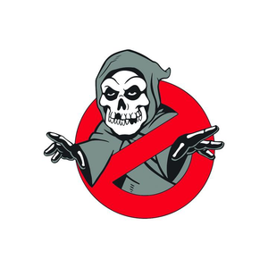 MISFITS : CRIMSON GHOSTBUSTERS  Enamel Pin!  (YESTERDAYS)