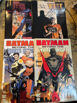 BATMAN BEYOND THE WHITE KNIGHT : SET OF 4 SEAN MURPHY SIGNED / REMARKED ISSUES