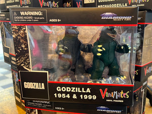 Godzilla Vinimates Godzilla (1954) & Godzilla (1999) Two-Pack MIB