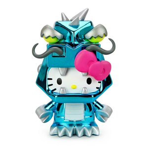 Kidrobot x Sanrio Hello Kitty Kaiju 3" Vinyl Figure - MECHA (METALLIC BLUE)