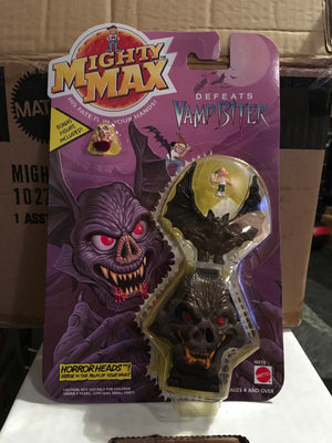 Mighty Max Horrorheads : Vampbiter MOC Case Fresh No Sticker