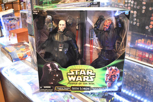 Star Wars Power of the Jedi : SITH LORDS (Maul & Vader) 12" MISB 1/6th Scale