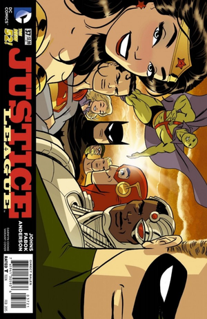 JUSTICE LEAGUE #37 (2011 New 52 Series) Darwin Cooke Variant