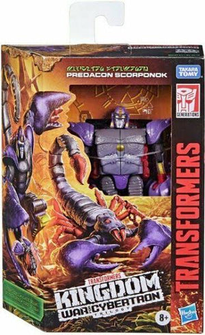 TRANSFORMERS Generation War For Cybertron Kingdom PREDACON SCORPONOK  Voyager Class MIB