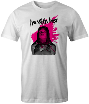T-Shirt: I'm With Her - Horror Prom Neon