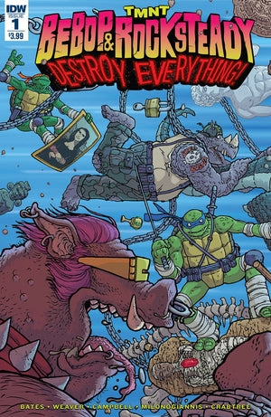 TMNT : Bebop & Rocksteady Destroy Everything #1 Main Cover Teenage Mutant Ninja Turtles