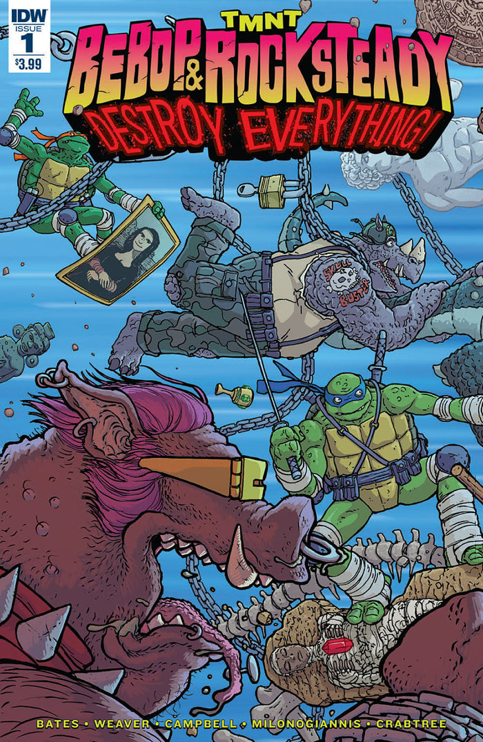 TMNT : Bebop & Rocksteady Destroy Everything #1 Main Cover Teenage Mutant Ninja Turtles