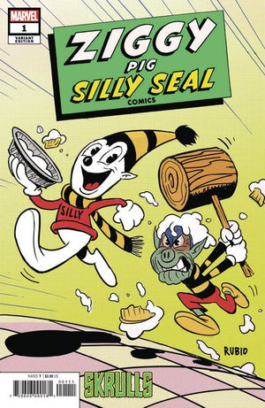 ZIGGY PIG SILLY SEAL COMICS #1 RUBIO SKRULLS VAR