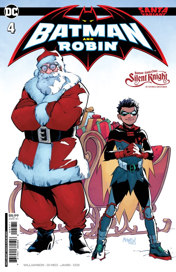 BATMAN AND ROBIN #4 (2023) CVR D GLEB MELNIKOV SANTA CARD STOCK VAR