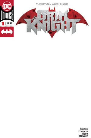 BATMAN WHO LAUGHS THE GRIM KNIGHT #1 BLANK VAR ED