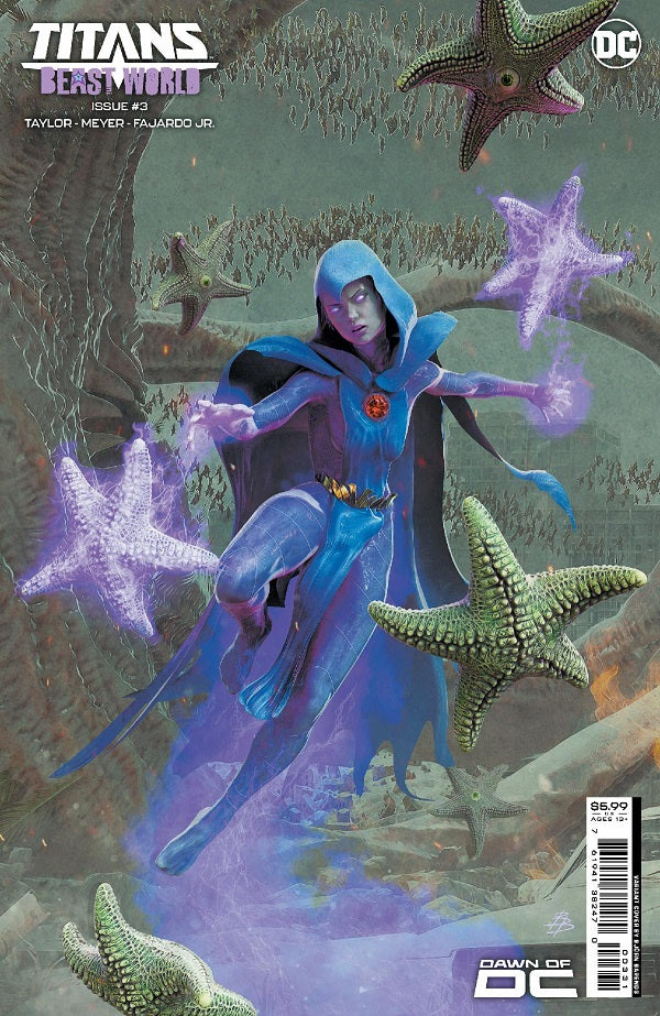 TITANS: BEAST WORLD #3 (OF 6) CVR B BJORN BARENDS CARD STOCK VAR