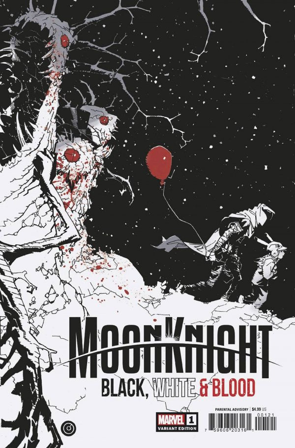 MOON KNIGHT: BLACK WHITE BLOOD #1 (OF 4) BACHALO VAR