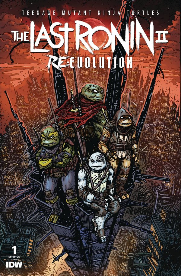 Teenage Mutant Ninja Turtles: The Last Ronin II--Re-Evolution #1 Variant B (Eastman)(Oversized Comic)