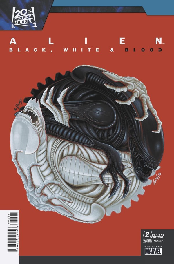 ALIEN: BLACK WHITE & BLOOD #2 DOALY VARIANT