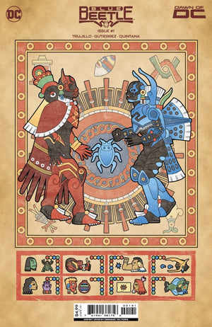 BLUE BEETLE #1 CVR C EMMANUEL VALTIERRA CARD STOCK VAR