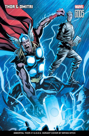 IMMORTAL THOR 1 BRYAN HITCH G.O.D.S. VARIANT [G.O.D.S.]