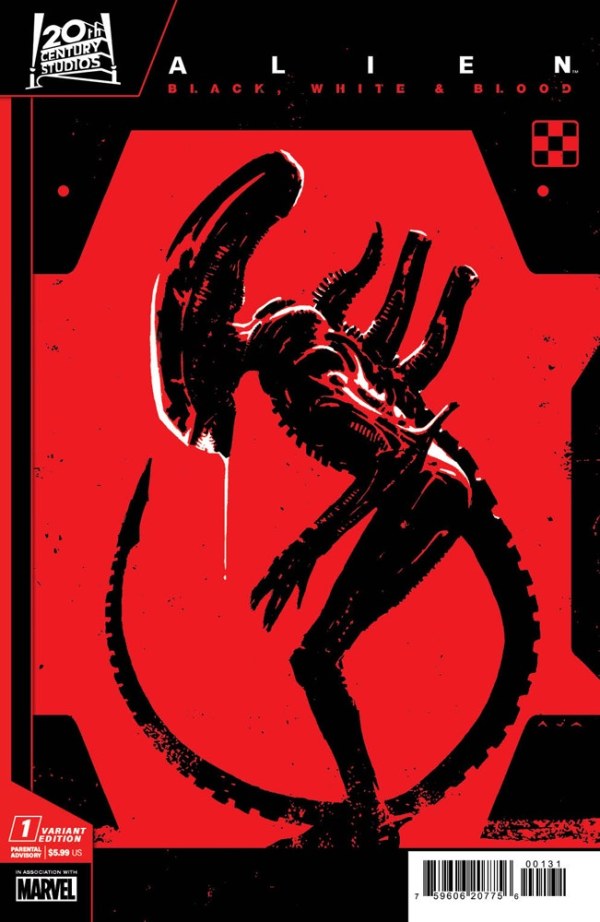 ALIEN: BLACK WHITE & BLOOD #1 DAVID AJA VARIANT