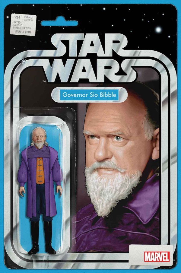STAR WARS #31 CHRISTOPHER ACTION FIGURE VARIANT (***COMIC BOOK NOT A TOY!)
