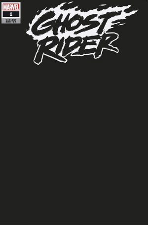GHOST RIDER #1 BLACK BLANK VAR