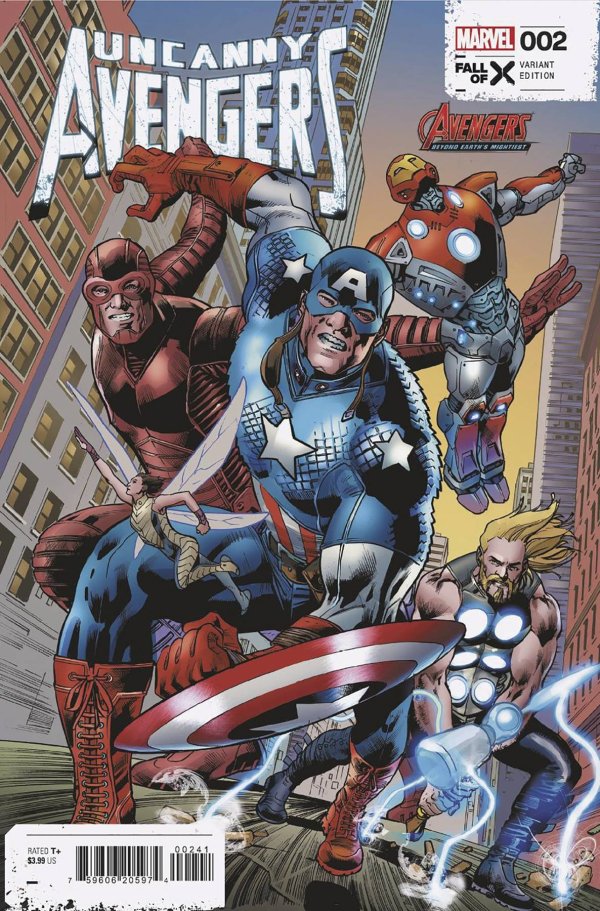 UNCANNY AVENGERS #2 BRYAN HITCH AVENGERS 60TH VARIANT