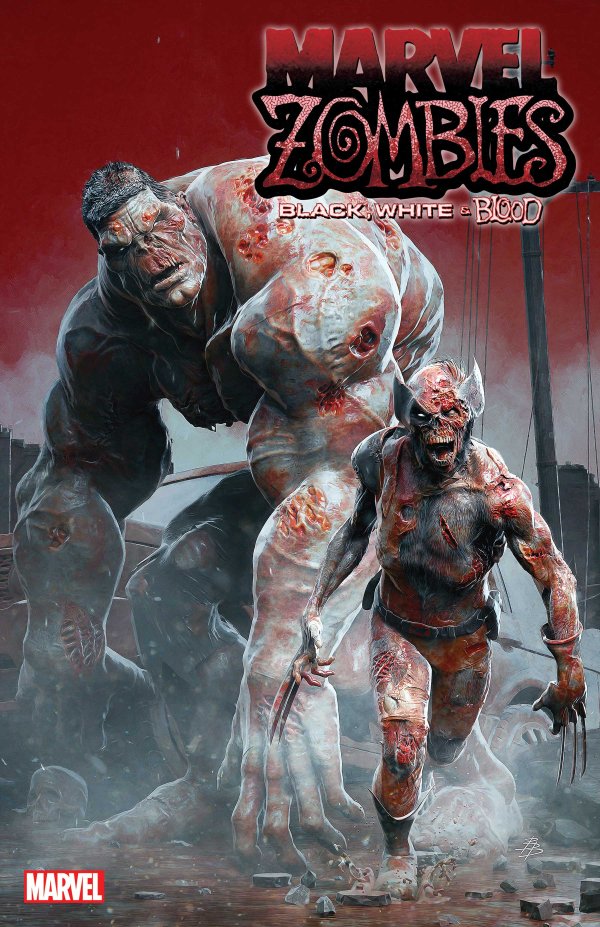 MARVEL ZOMBIES: BLACK  WHITE & BLOOD #1 BJORN BARENDS VARIANT