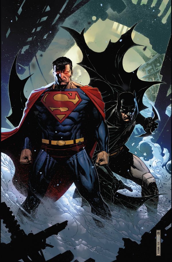 BATMAN SUPERMAN #5 CARD STOCK VAR ED