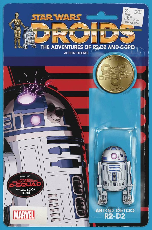 STAR WARS: DARK DROIDS - D-SQUAD #1 [DD] JOHN TYLER CHRISTOPHER ACTION FIGURE VARIANT (This is a Comic Book!!!)