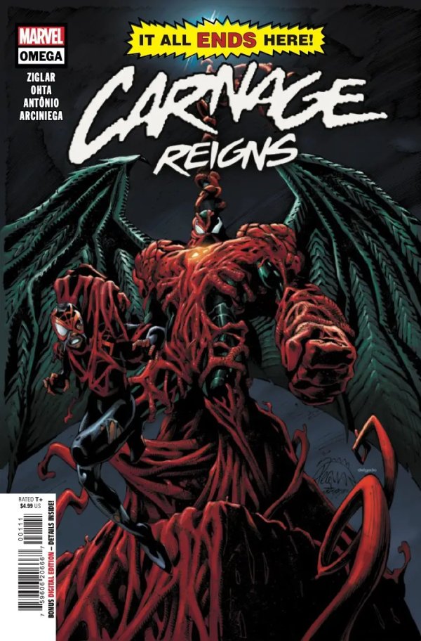 CARNAGE REIGNS OMEGA 1