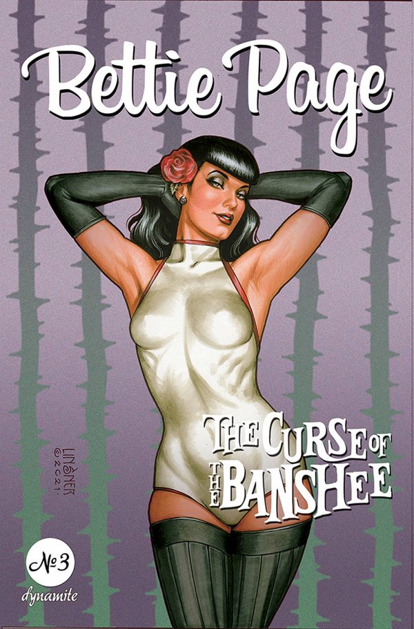 BETTIE PAGE & CURSE OF THE BANSHEE #3 CVR B LINSNER