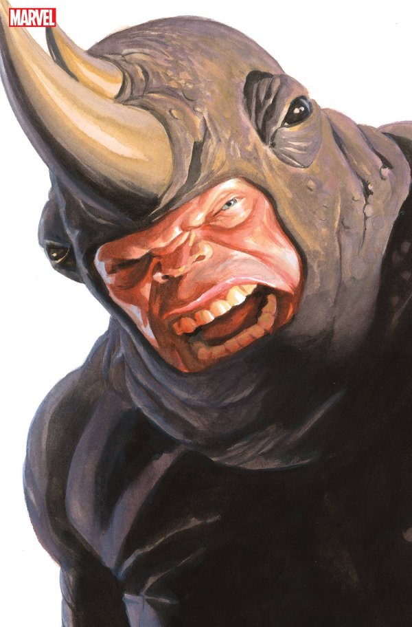 WOLVERINE #32 ALEX ROSS TIMELESS RHINO VIRGIN VARIANT