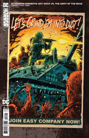DC HORROR PRESENTS SGT ROCK VS THE ARMY OF THE DEAD #6 (OF 6) CVR B FRANCESCO FRANCAVILLA CARD STOCK VAR (MR)