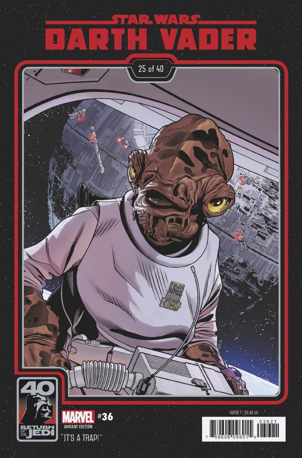 STAR WARS: DARTH VADER #36 (2023) CHRIS SPROUSE RETURN OF THE JEDI 40TH ANNIVERSARY VARIANT