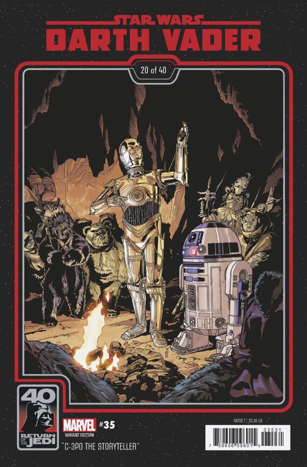 STAR WARS: DARTH VADER #35 (2023) CHRIS SPROUSE RETURN OF THE JEDI 40TH ANNIVERSARY VARIANT
