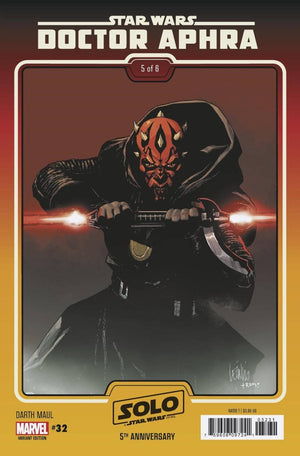 STAR WARS: DOCTOR APHRA 32 LEINIL YU DARTH MAUL SOLO 5TH ANNIVERSARY MOVIE VARIANT