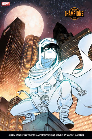 MOON KNIGHT (2023) 28 JAVIER GARRON NEW CHAMPIONS VARIANT