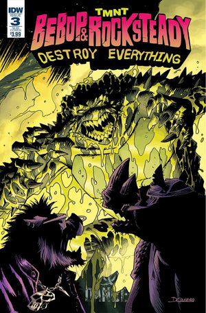 TMNT : Bebop & Rocksteady Destroy Everything #3 Sub Cover Teenage Mutant Ninja Turtles