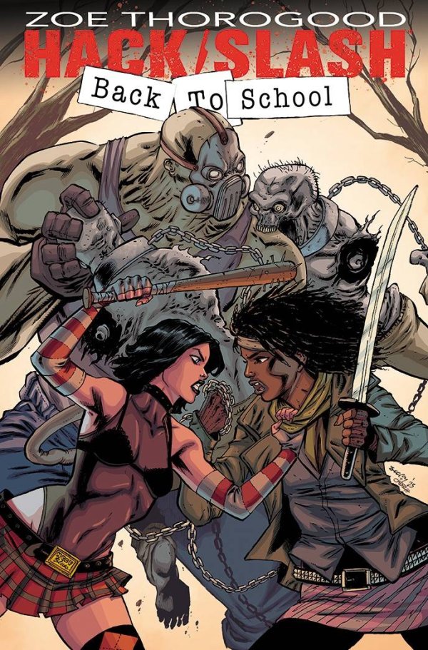 HACK SLASH: BACK TO SCHOOL #1 (OF 4) CVR D TIM SEELEY TWD 20TH ANNV TEAM UP VAR