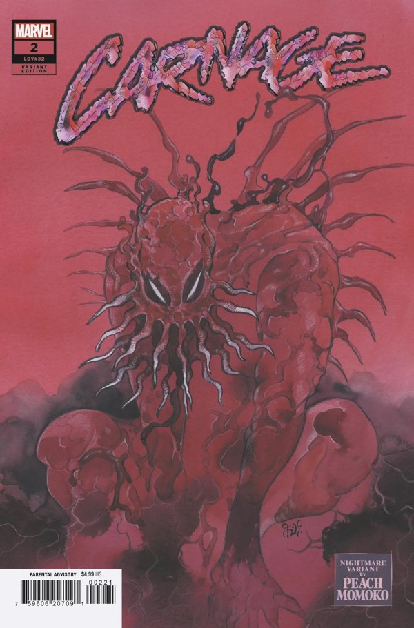 CARNAGE #2 (2023) PEACH MOMOKO NIGHTMARE VARIANT